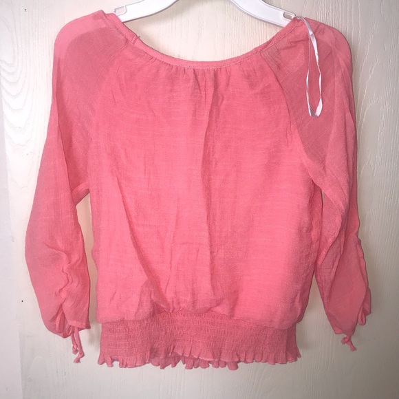 Girls Pink Long sleeve Top - Picture 2 of 4